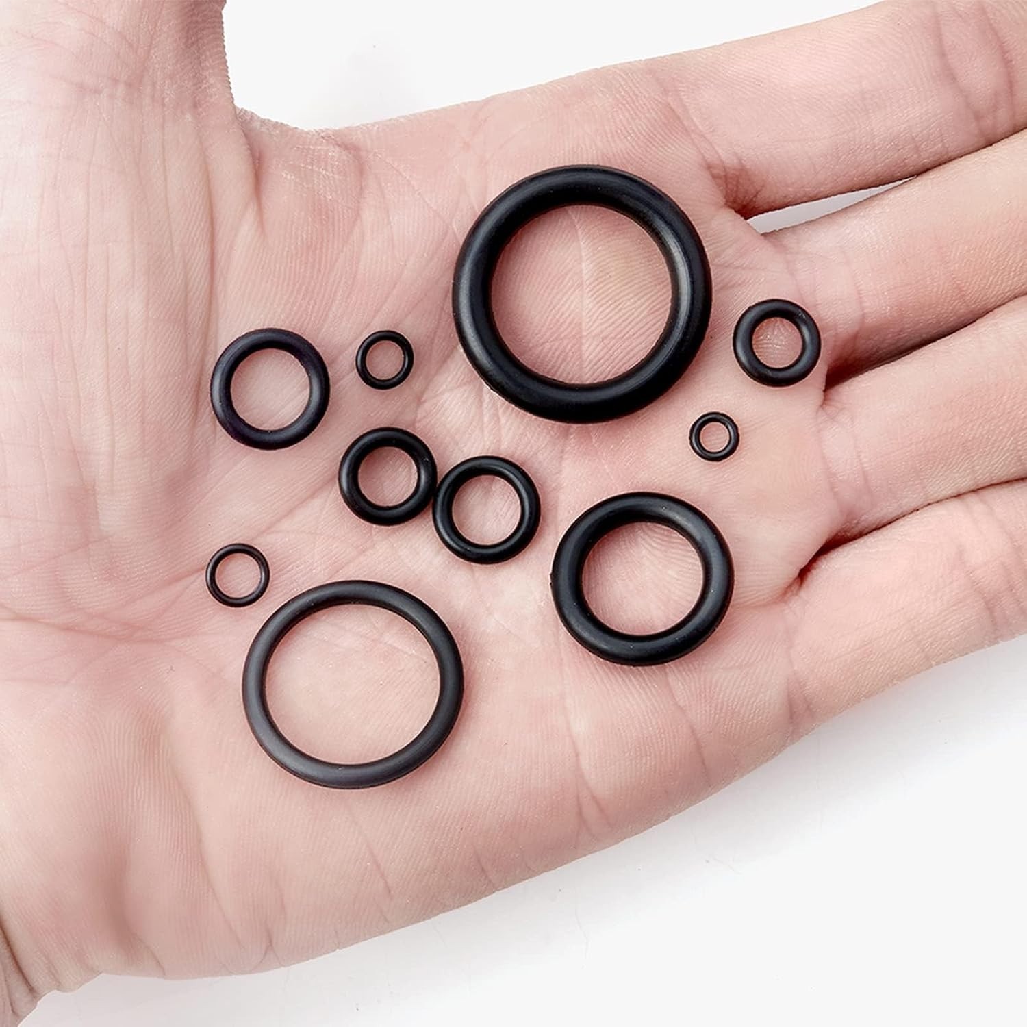 Universal 1010-Pc O-Ring Set in Nitrile Rubber – 22 Sizes for All Applications