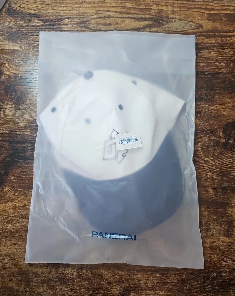 Panerai PAA00711 White & Blue OP Cap Hat NOS Rare VIP Dealer OEM Original