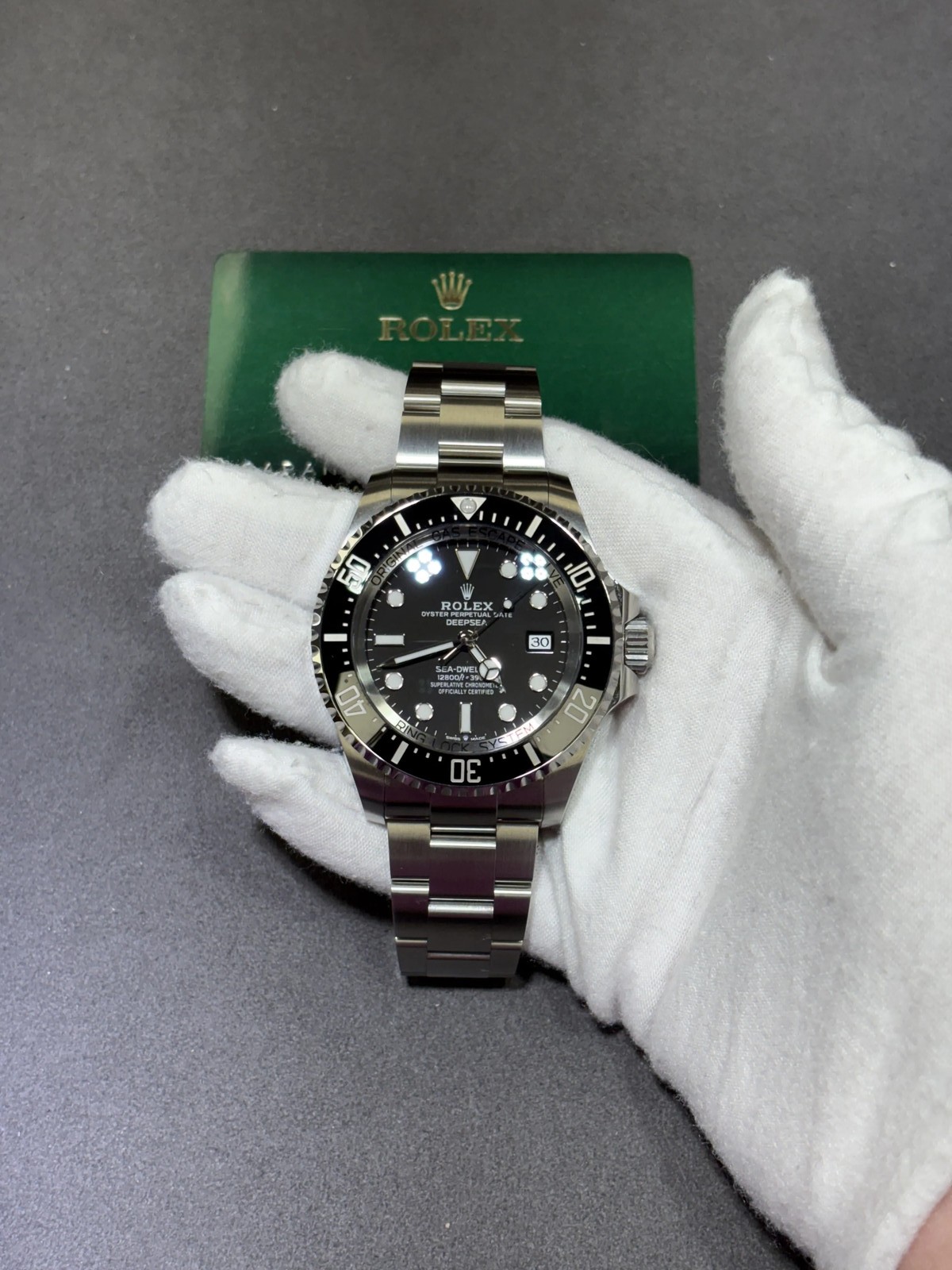 Rolex Sea-Dweller Deepsea Black Dial on Oyster 136660 Card 2023