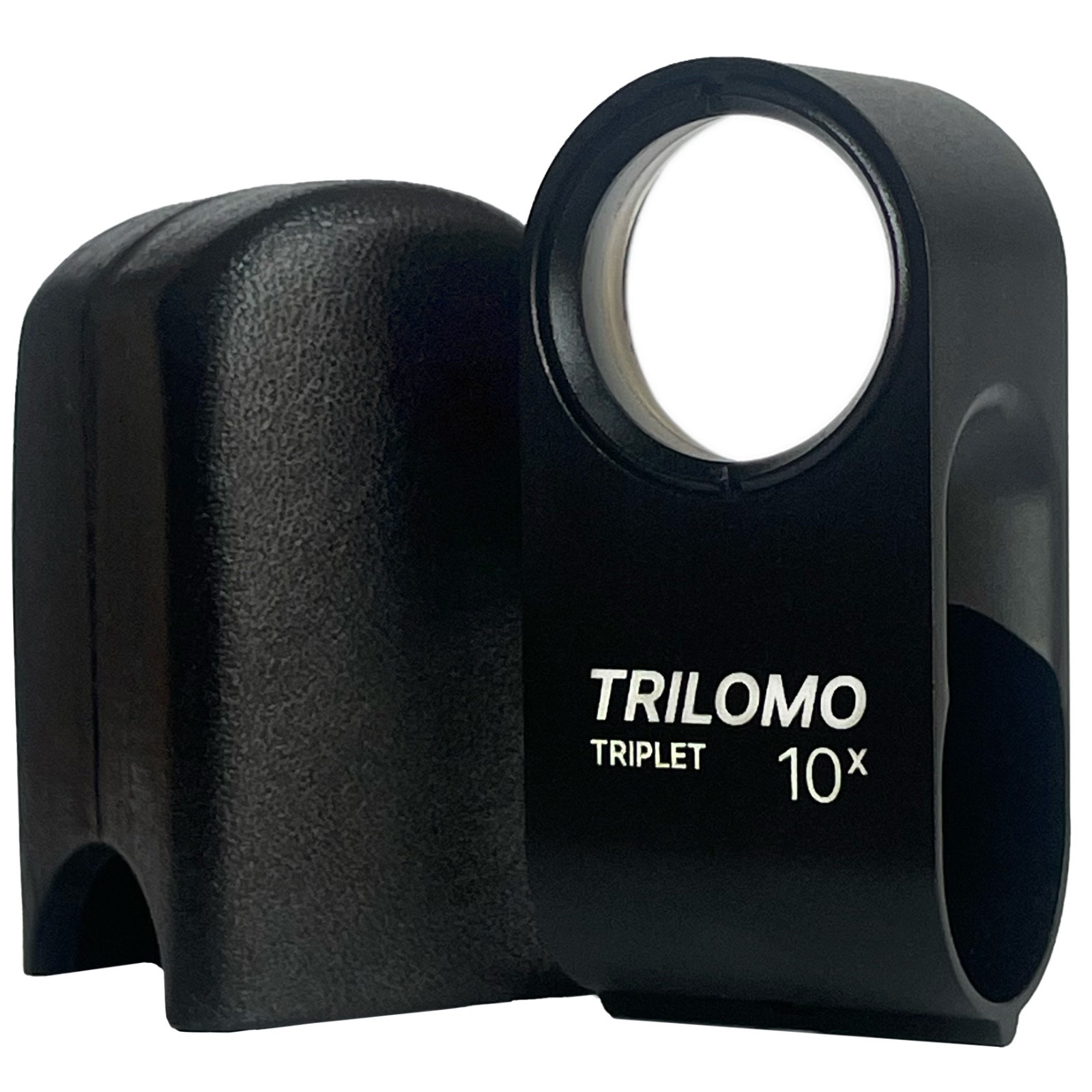 TRILOMO (ex Belomo) 10x Triplet Loupe Magnifier. Monoblock in Learher Case. USA