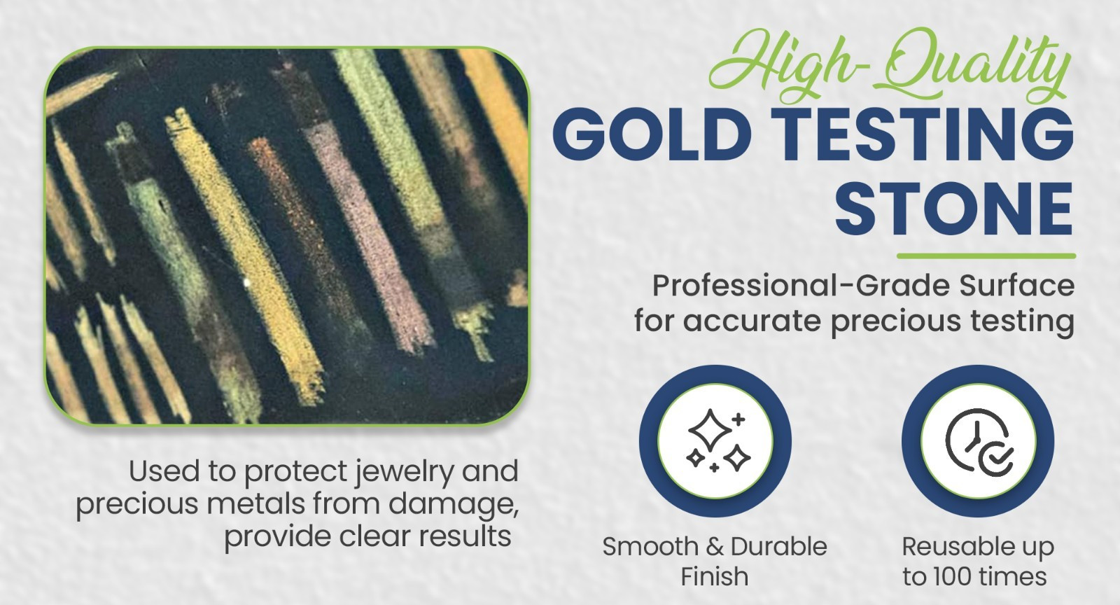 GOLD SILVER Jewelry Acid Tester Kit 9k 10k 14k 18k 22k Platinum Stone Testing